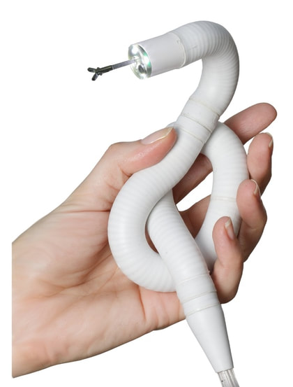 Endotics robotic probe in procedure